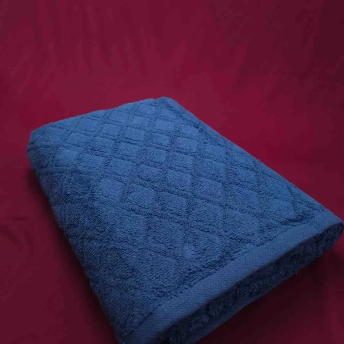 Diamond Delights - Premium Bath Towel (Navy)