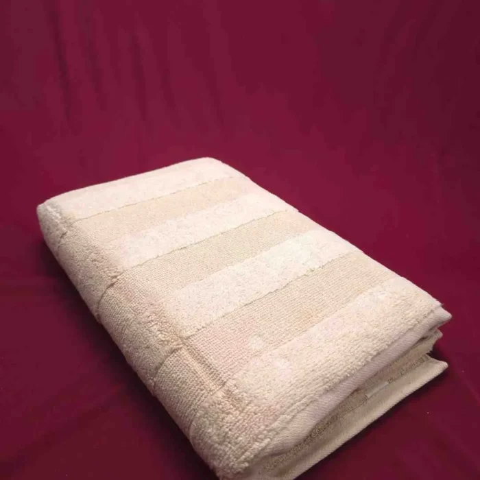 Stunning Stripes - Premium Bath Towel (Beige)