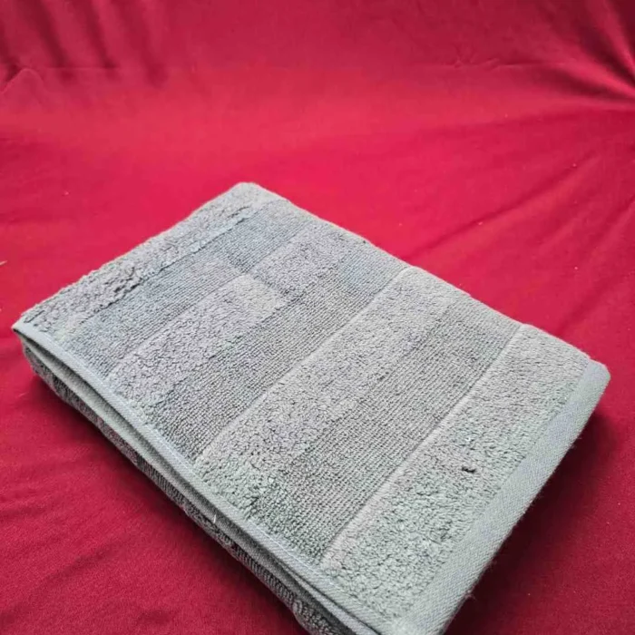 Stunning Stripes - Premium Bath Towel (Grey)