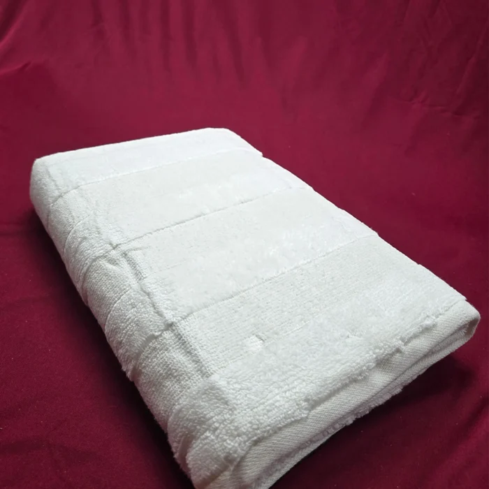 Stunning Stripes - Premium Bath Towel (White)