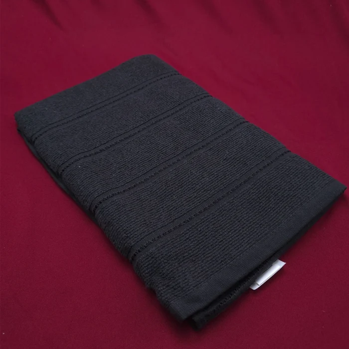 Plain Gym Towel (Black)