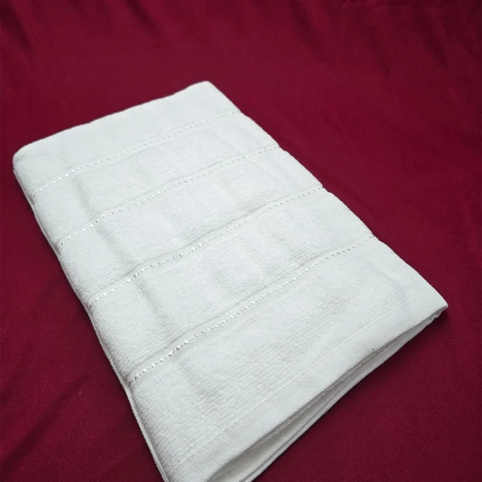 Plain Gym Towel (White)